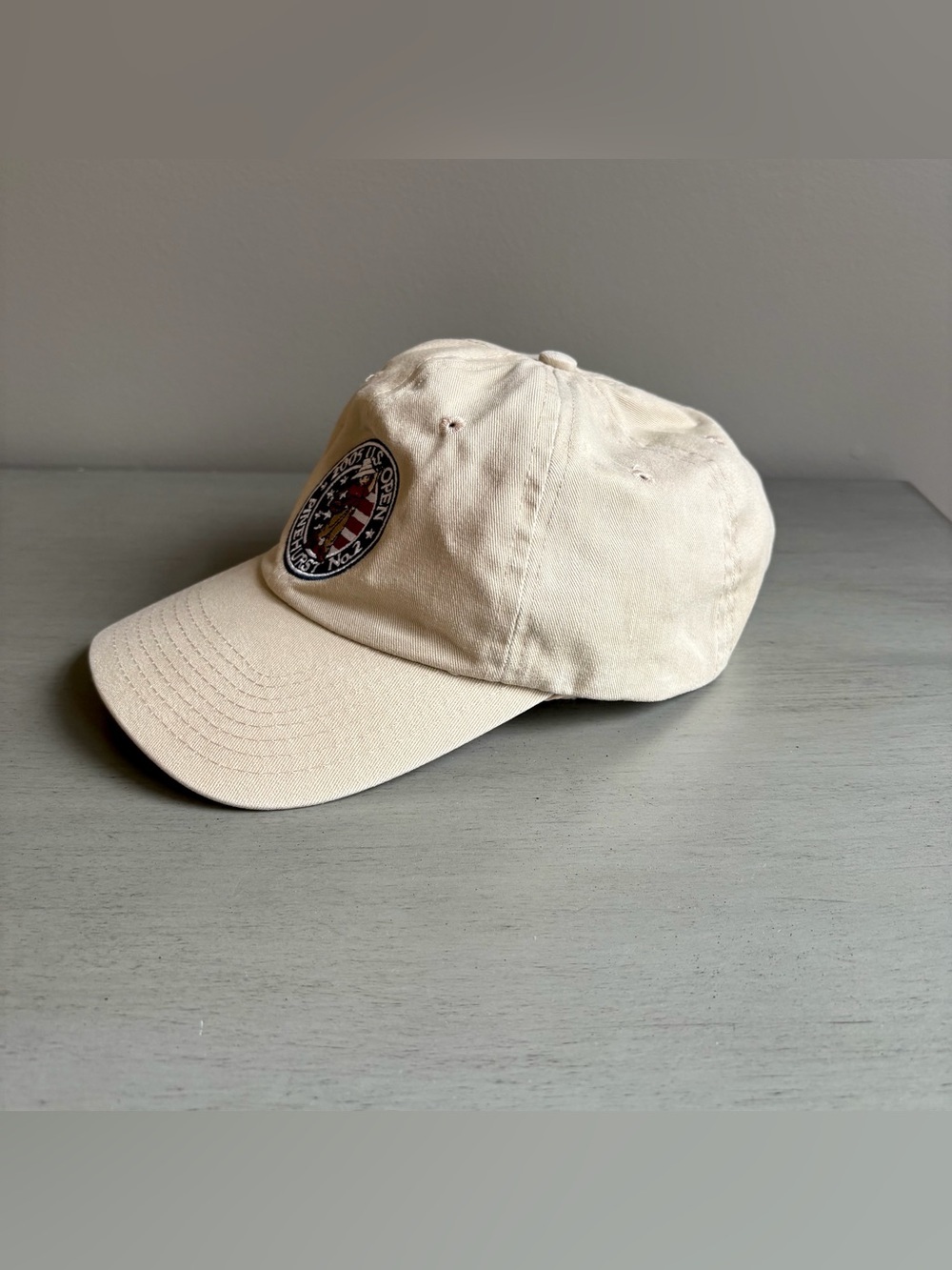USGA Golf 2005 US Open Pinehurst No. 2 Khaki Baseball Hat Cap Adjustable VTG - Picture 7 of 9